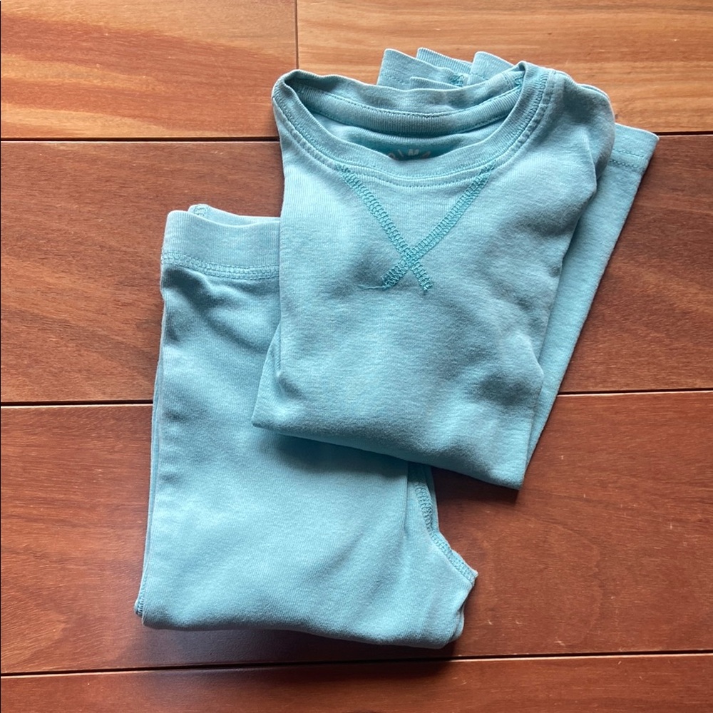 Primary Pool Blue Pajama Set 4T